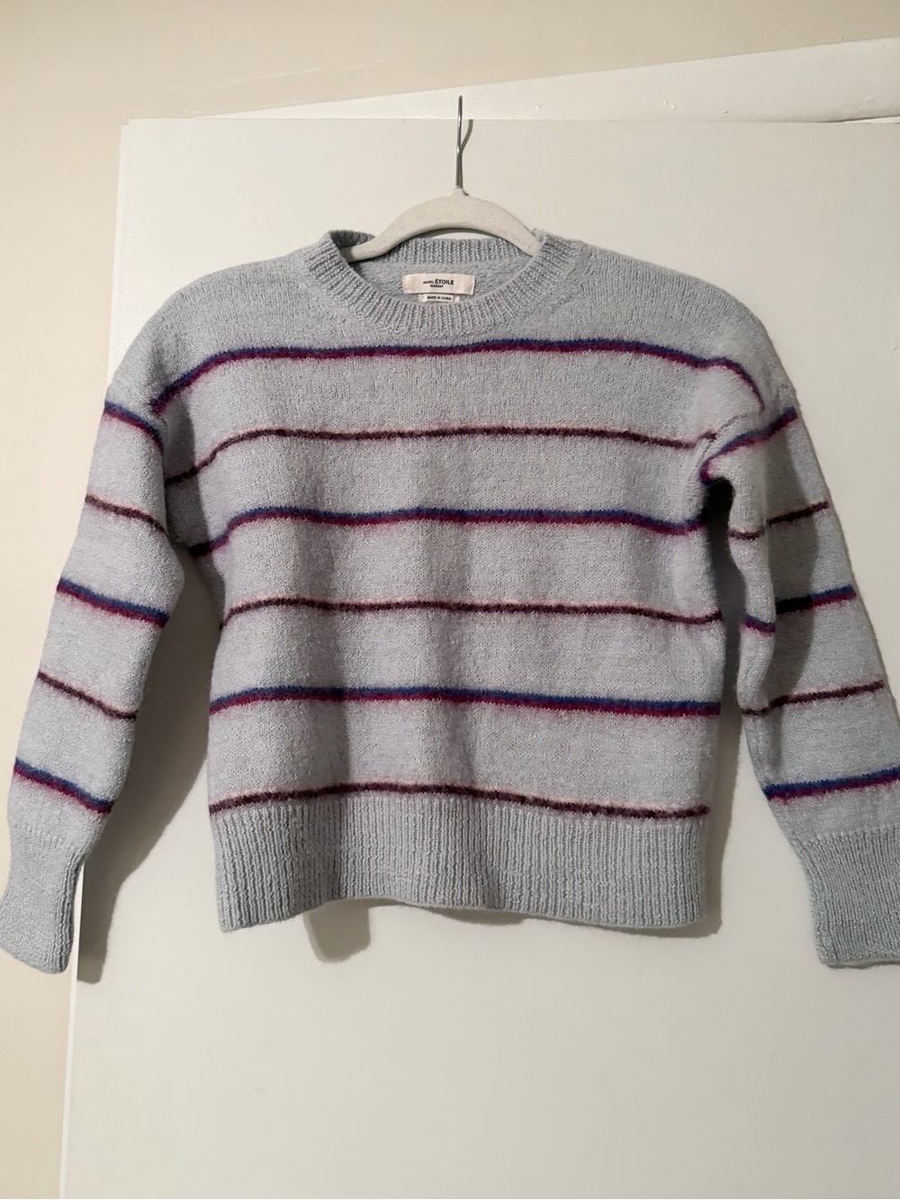 Idabel Etoile Marant Striped Crewneck Sweater
